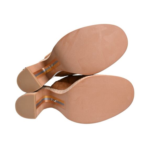 Sam Edelman Womens 8.5 Shiloh Leather Heeled Mule in Frontier Brown NEW - Picture 10 of 11